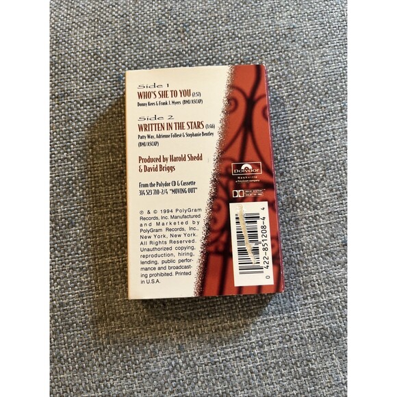 Amie Comeaux Whos She To You (Cassette) Single Rare Tape 1994 Polygram Records - Picture 3 of 4